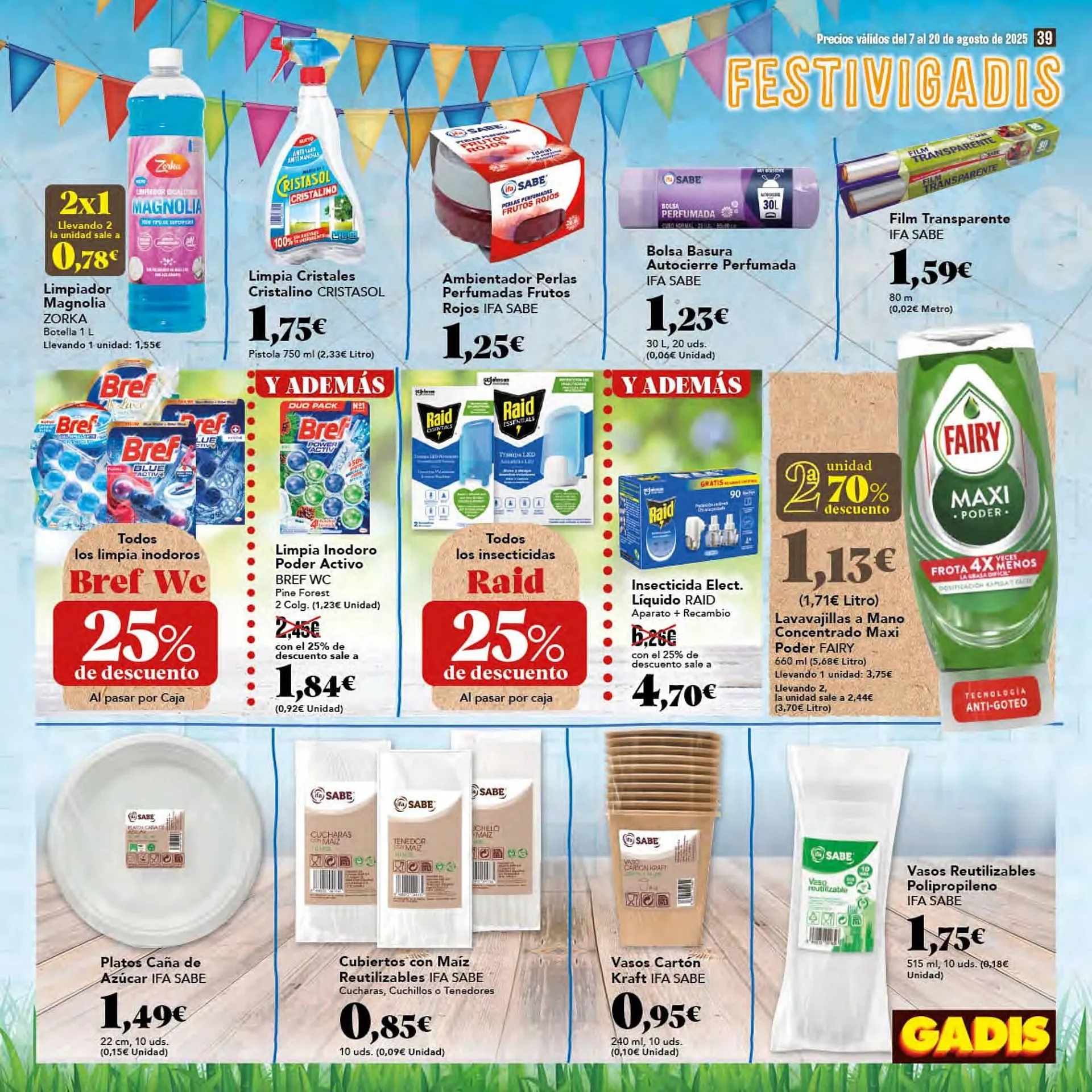 Catálogo de Folleto Gadis 7 de agosto al 21 de agosto 2025 - Página 39