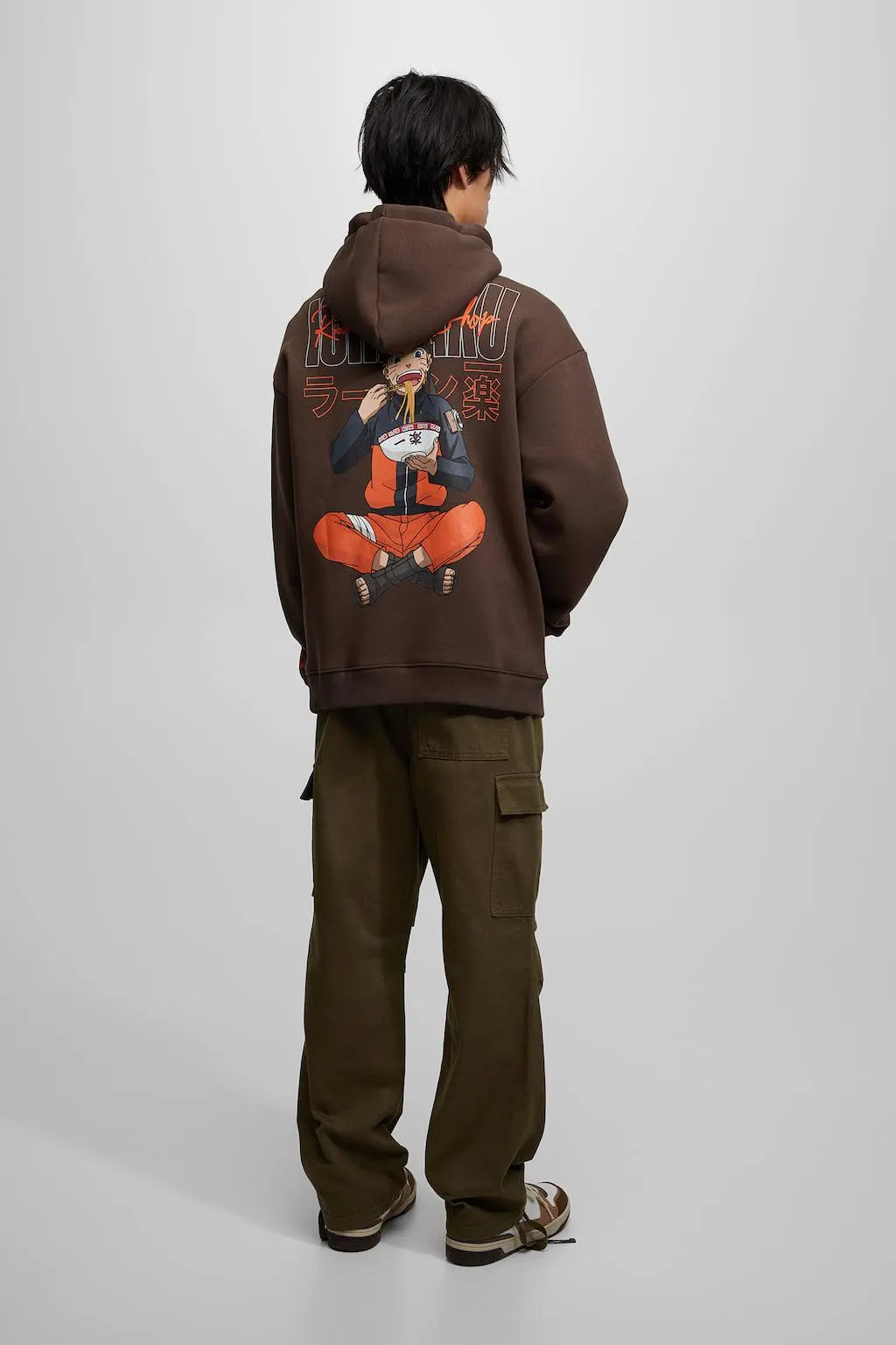 SUDADERA MARRÓN NARUTO