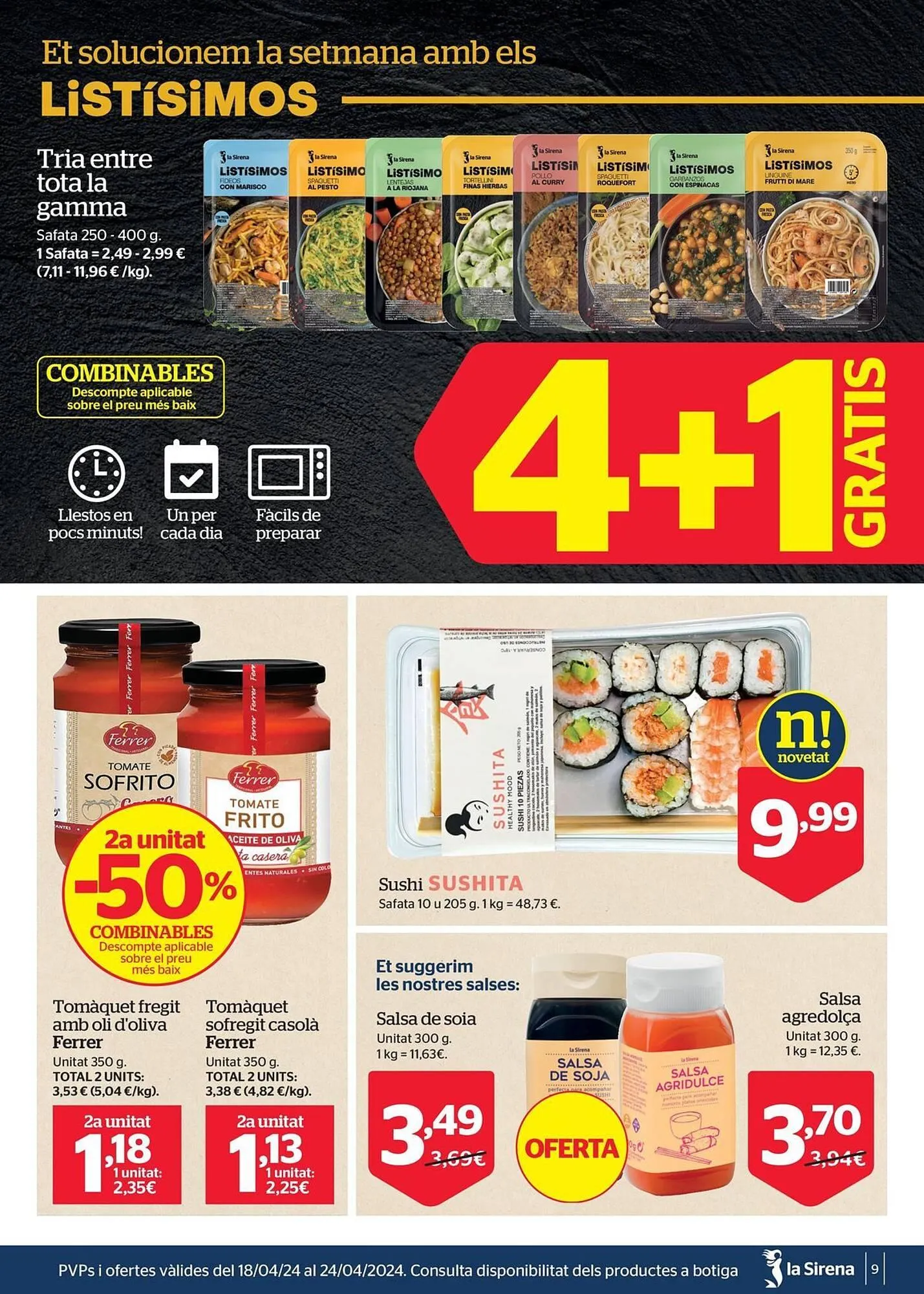 Catálogo de Folleto La Sirena 18 de abril al 24 de abril 2024 - Página 9