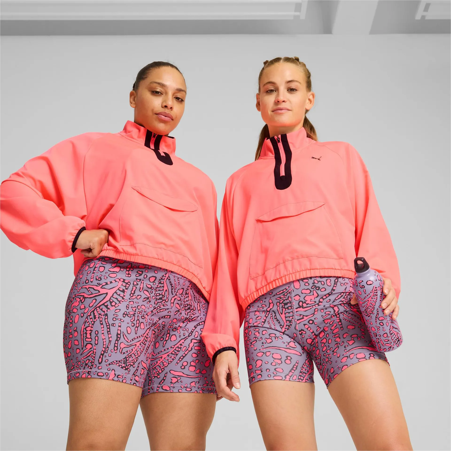 Chaqueta chándal de cuello con cremallera HYPERNATURAL para mujer