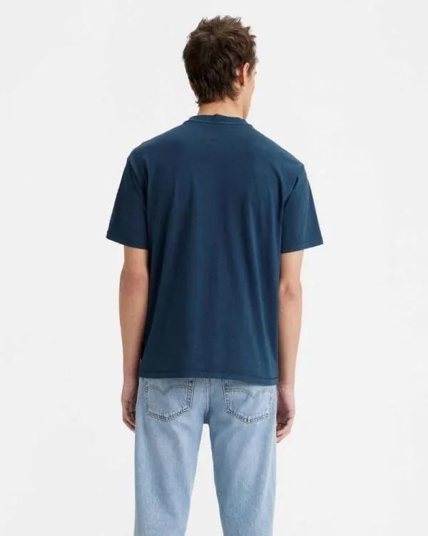 Camisetas Manga corta Hombre Azul A0637 0058 RED TAB VINTAGE