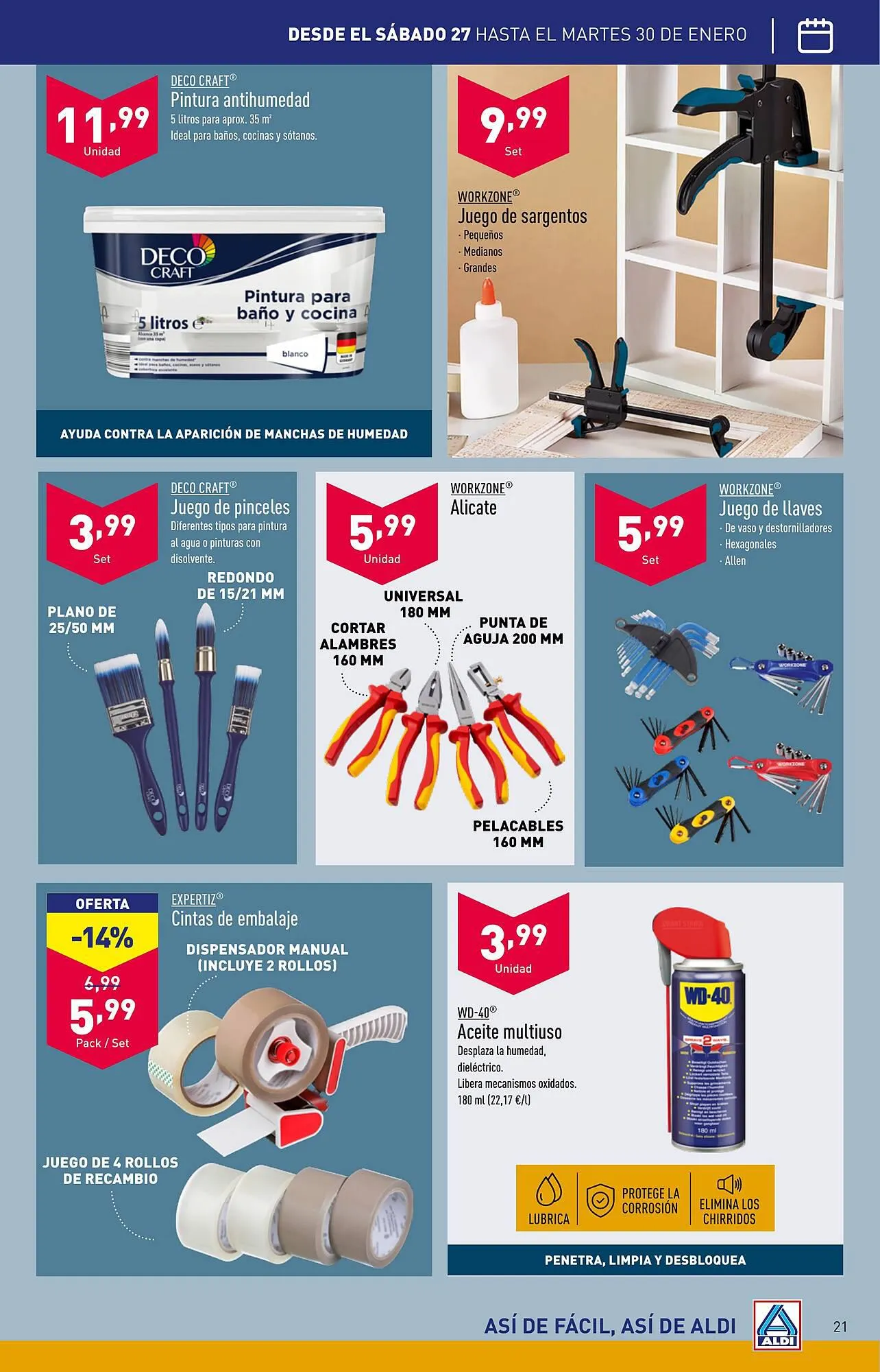 Catálogo de Folleto ALDI 24 de enero al 30 de enero 2024 - Página 21