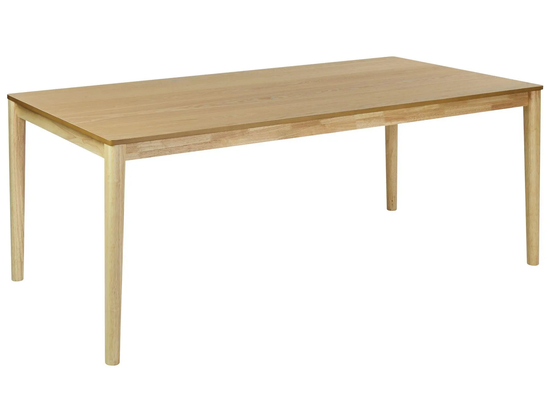 Mesa de comedor ERMELO Fresno natural 200 cm 100 cm