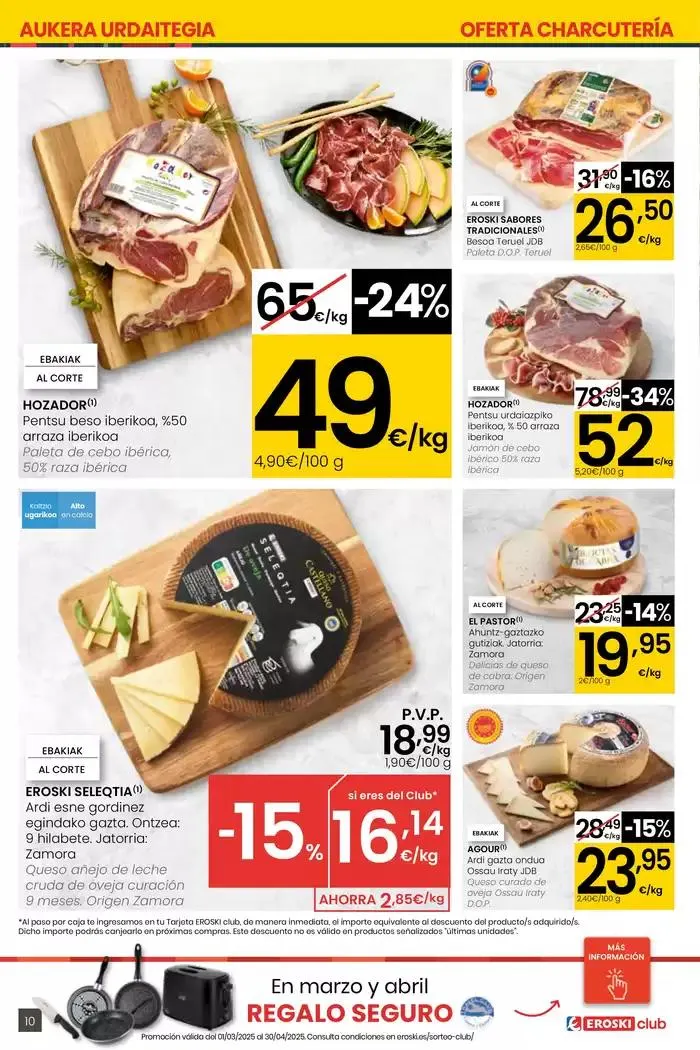 Catálogo de AUKERA OFERTA EROSKI CENTER 10 de abril al 29 de abril 2025 - Página 10