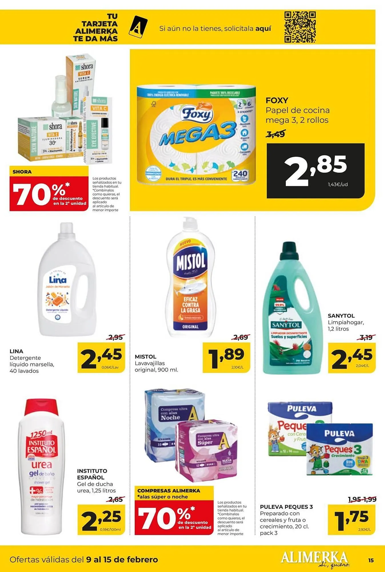 Catálogo de Folleto Alimerka 9 de febrero al 15 de febrero 2026 - Página 15
