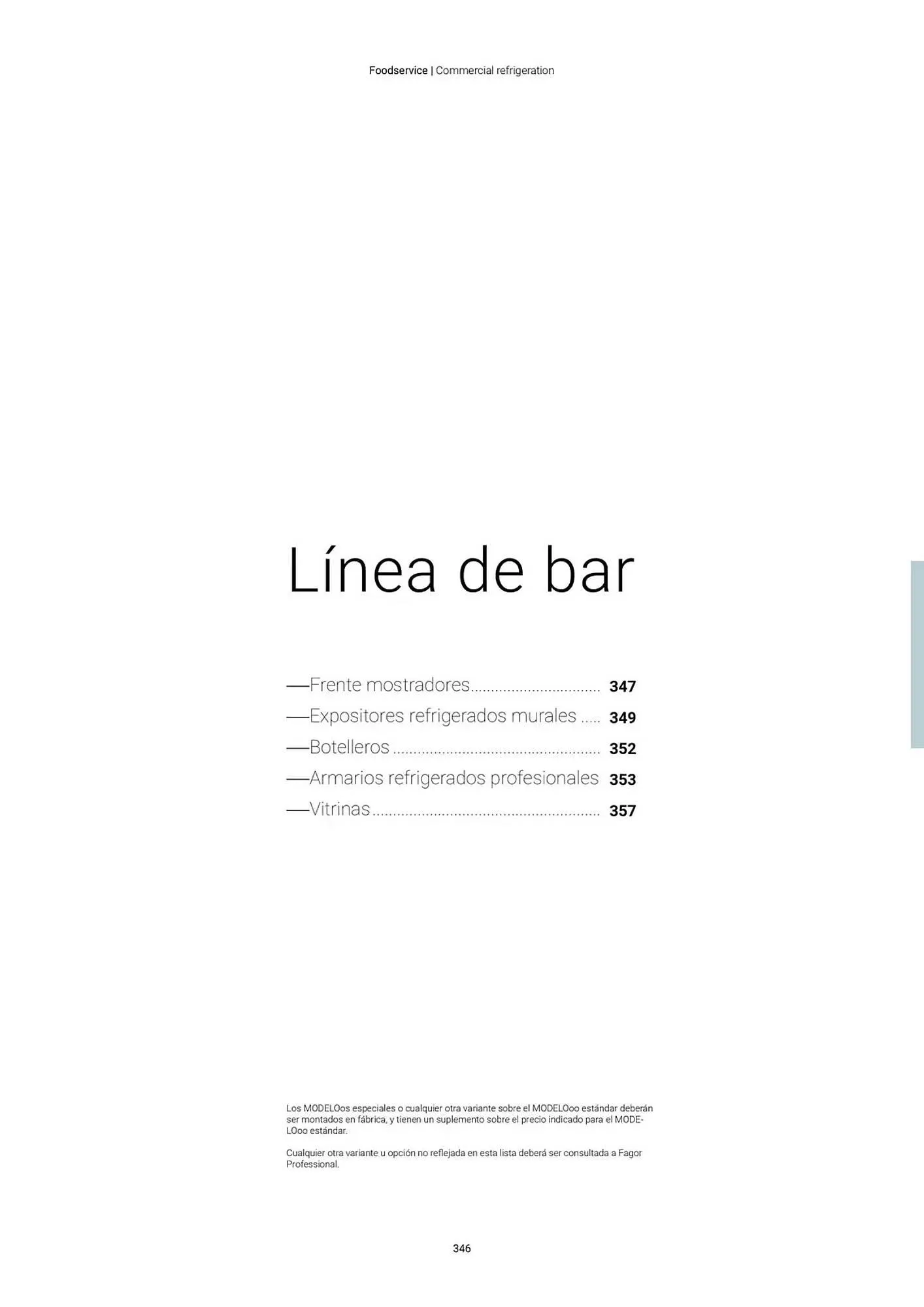 Catálogo de Folleto Fagor 3 de marzo al 1 de enero 2026 - Página 347