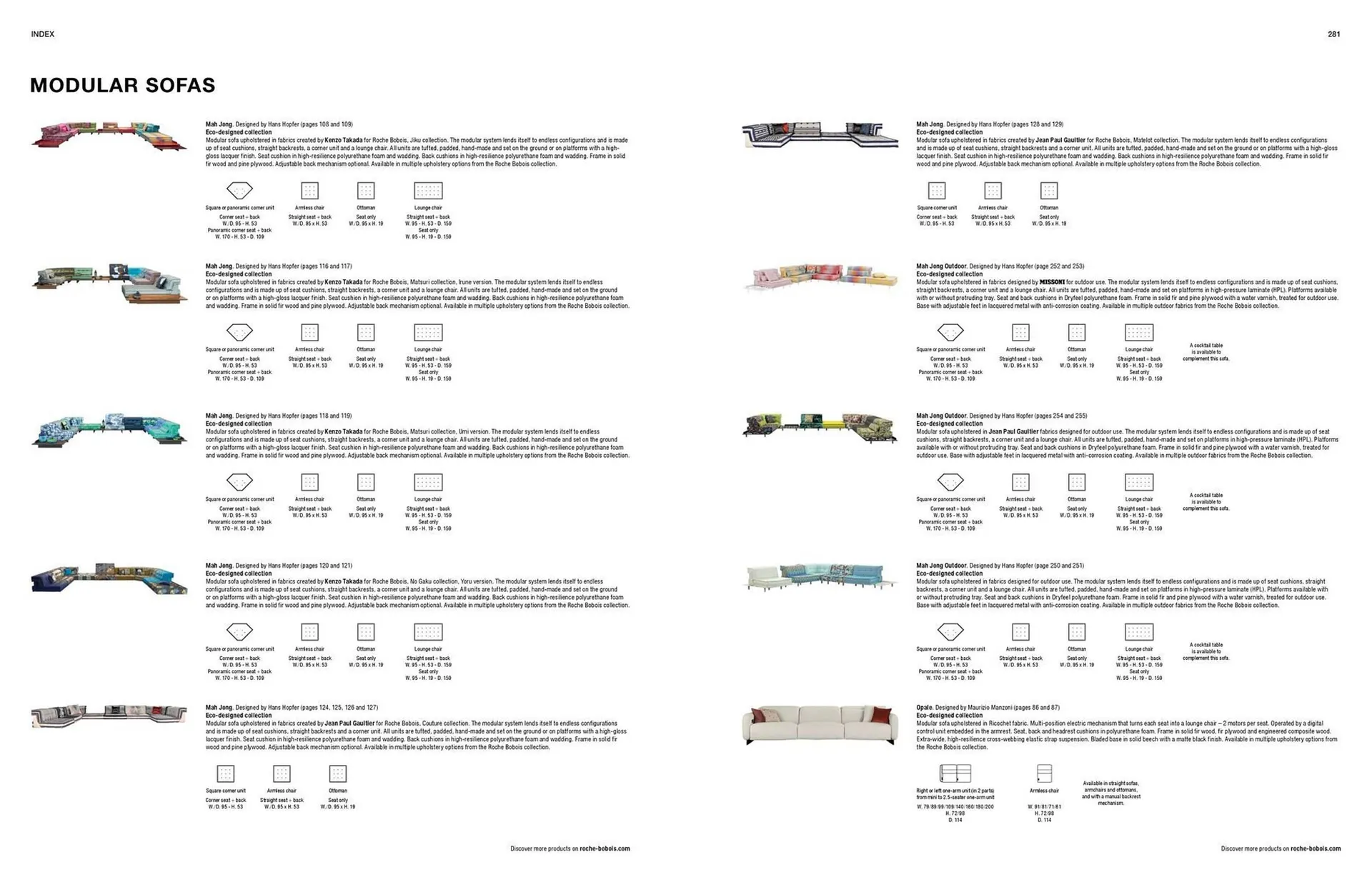 Catálogo de Catálogo Roche Bobois 13 de enero al 31 de diciembre 2026 - Página 142