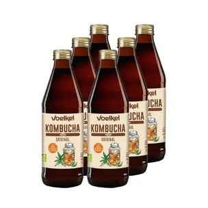 Pack x 6 Kombucha Original Voelkel 750 ml