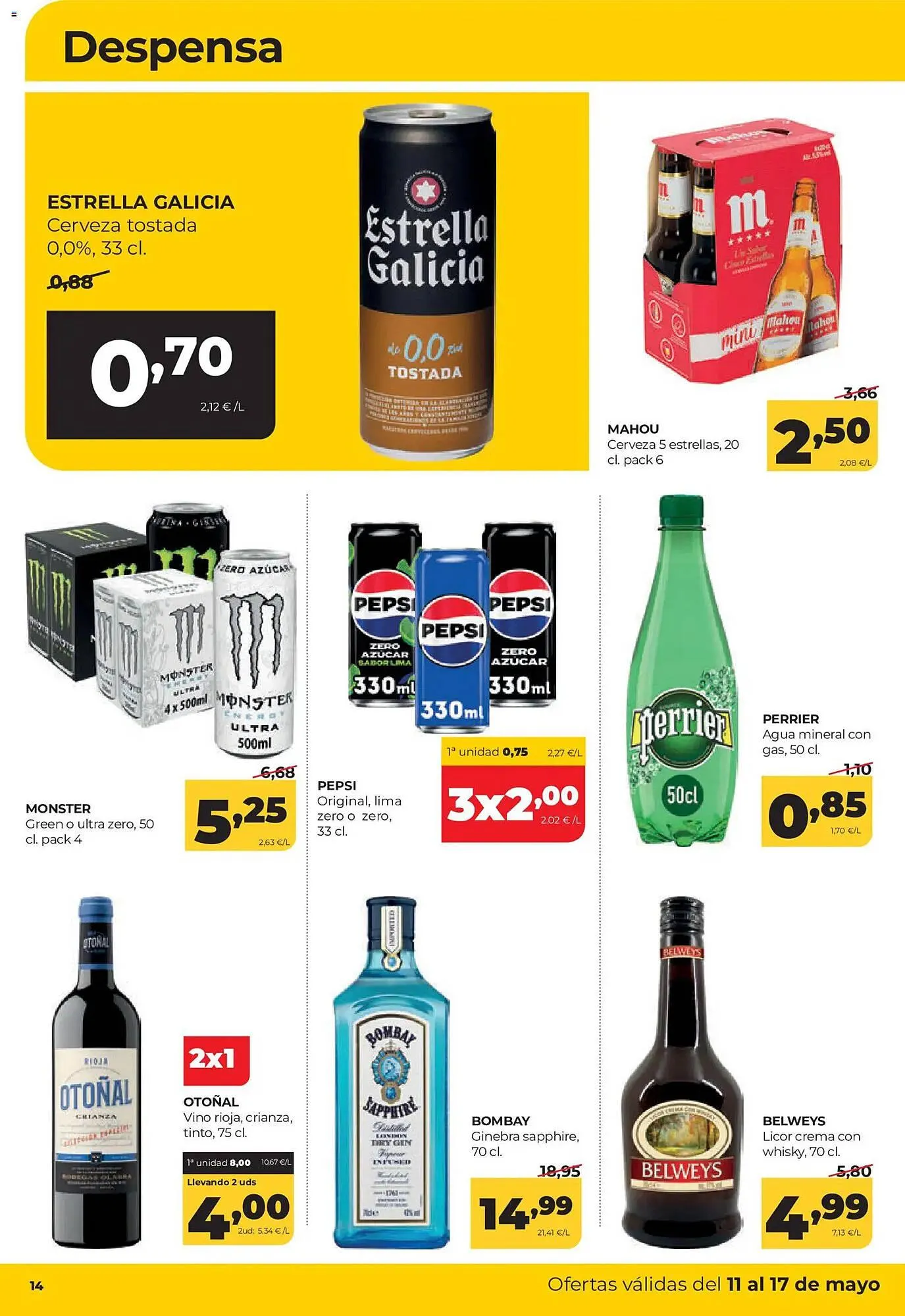 Catálogo de Folleto Alimerka 11 de mayo al 17 de mayo 2026 - Página 14