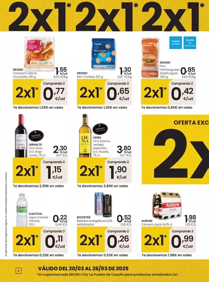 Catálogo de Tu nuevo Eroski City La Puebla de Cazalla 20 de marzo al 26 de marzo 2025 - Página 6