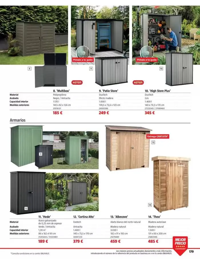 Catálogo de Bauhaus Verano 1 de junio al 31 de agosto 2025 - Página 179