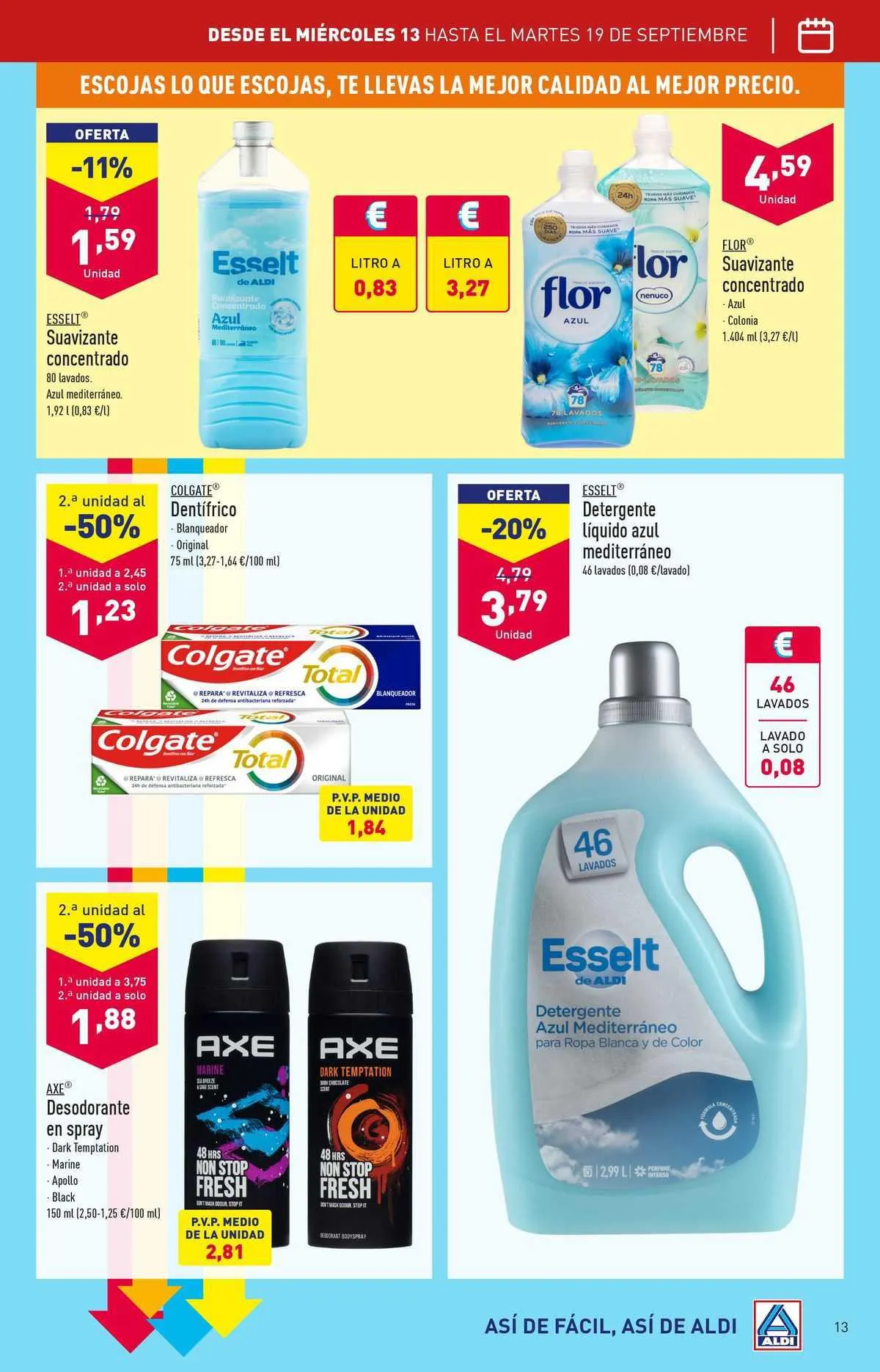 Catálogo de ALDI Folleto 12 de septiembre al 17 de septiembre 2023 - Página 13