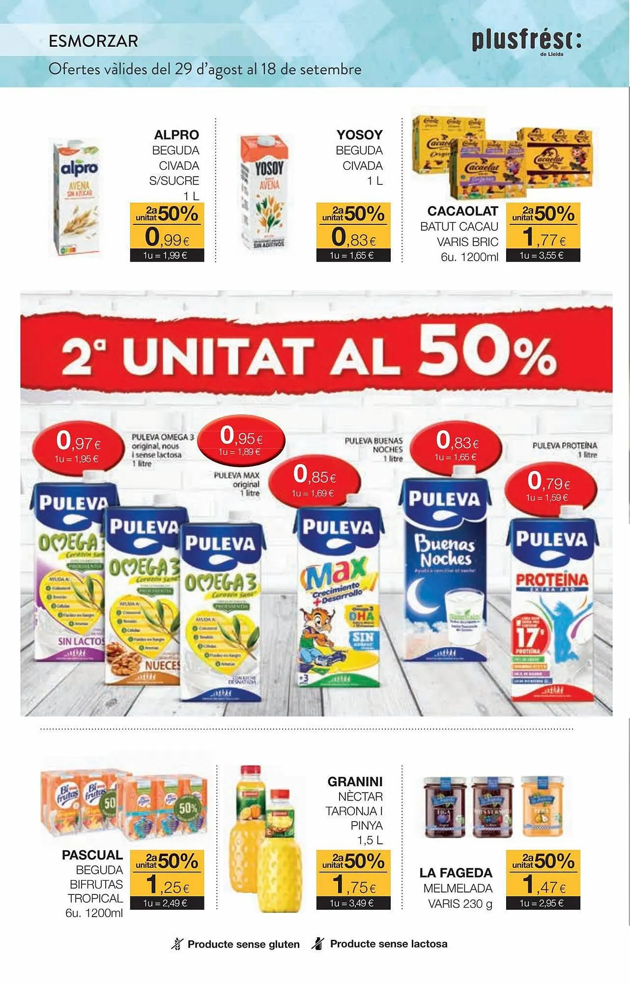 Catálogo de Folleto Plusfresc 29 de agosto al 18 de septiembre 2023 - Página 2