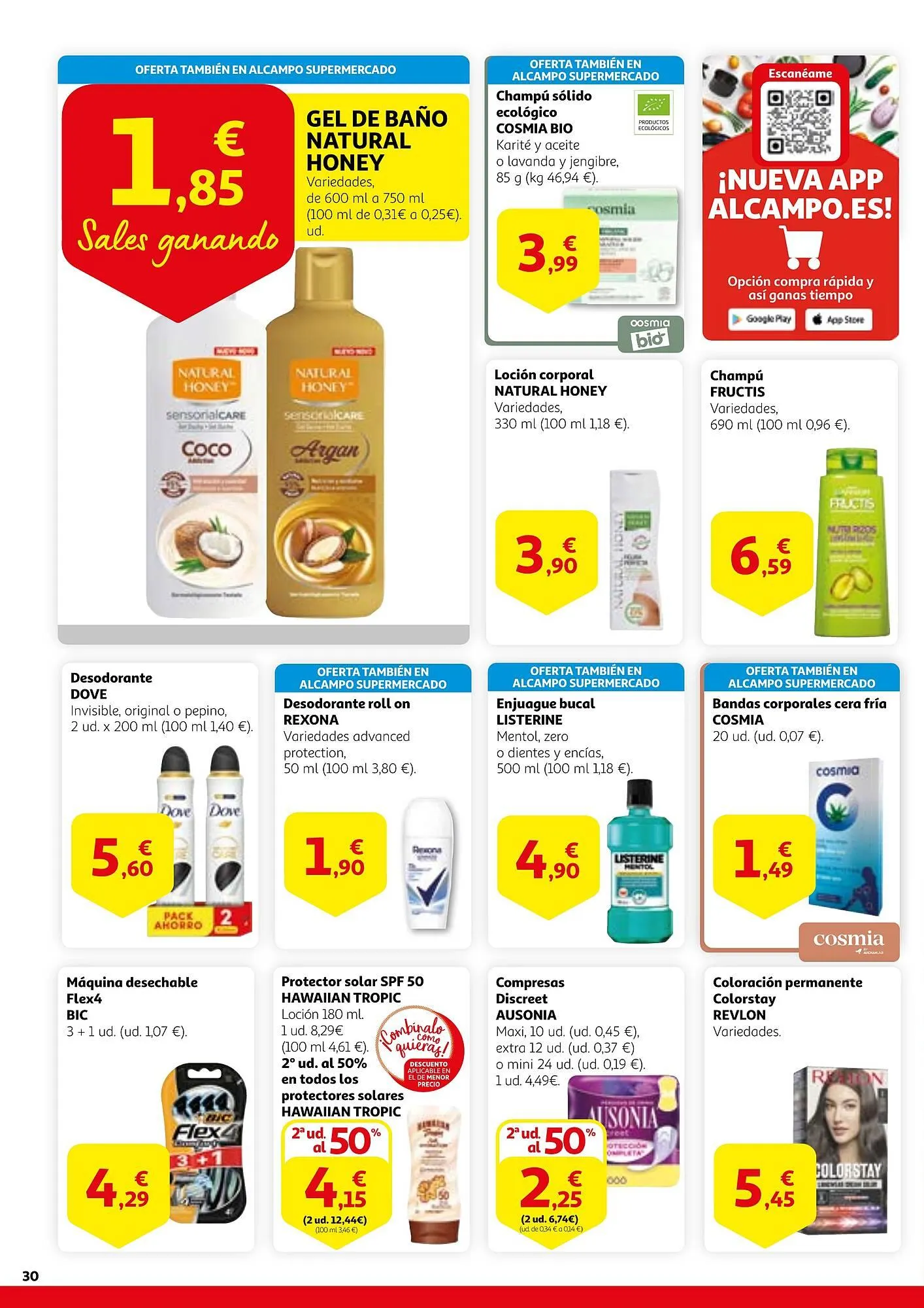 Catálogo de Folleto Alcampo 19 de julio al 31 de julio 2024 - Página 30