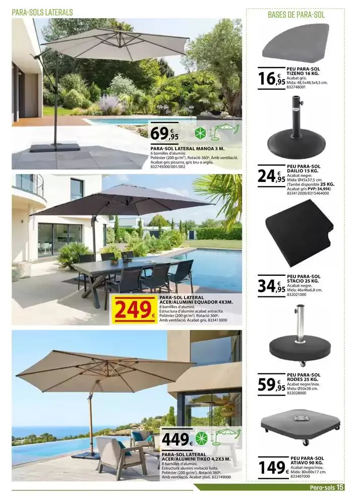 Catálogo de Jardins i terrasses 10 de abril al 29 de junio 2025 - Página 15