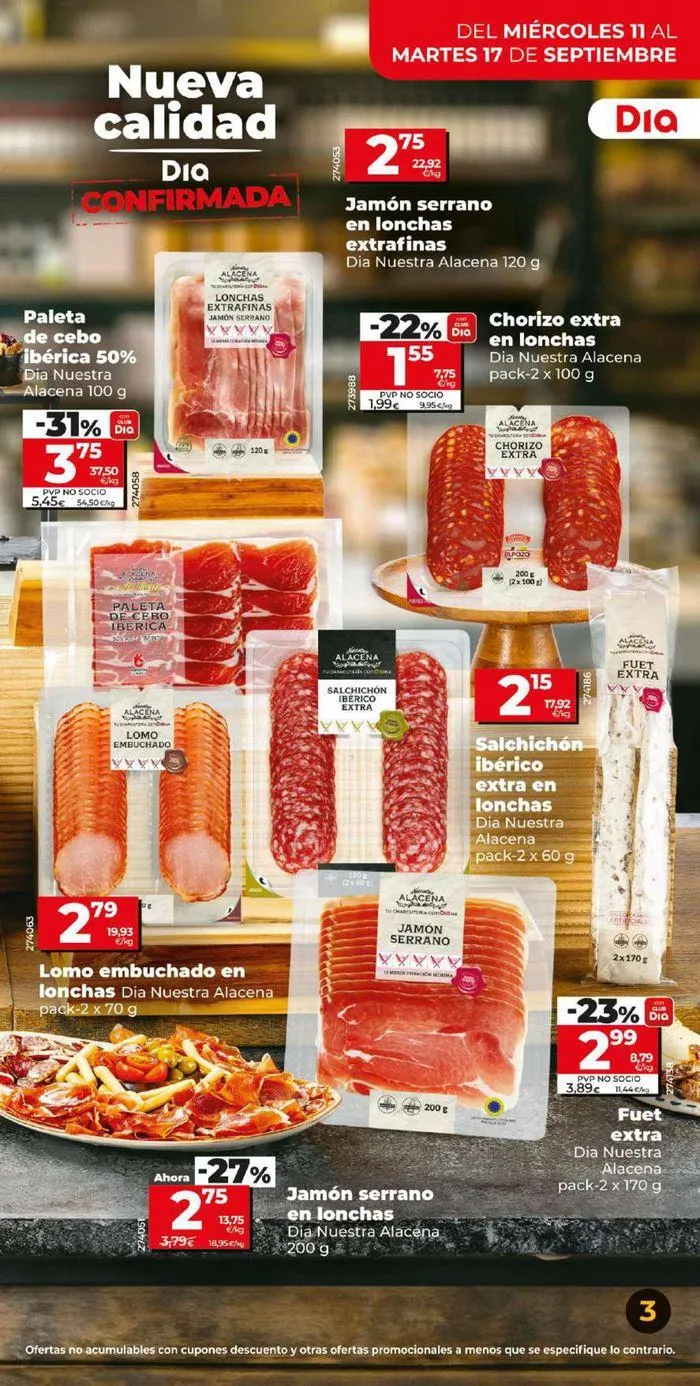 Catálogo de Nueva calidad Día confirmada 11 de septiembre al 17 de septiembre 2024 - Página 3