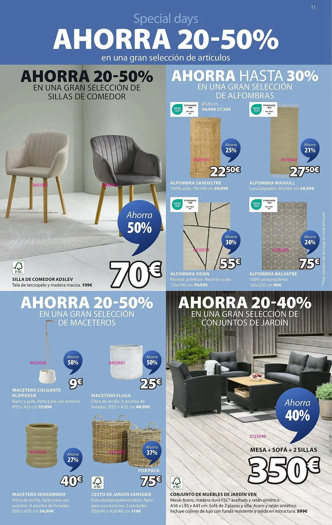 Catálogo de Folleto JYSK 15 de mayo al 11 de junio 2025 - Página 11