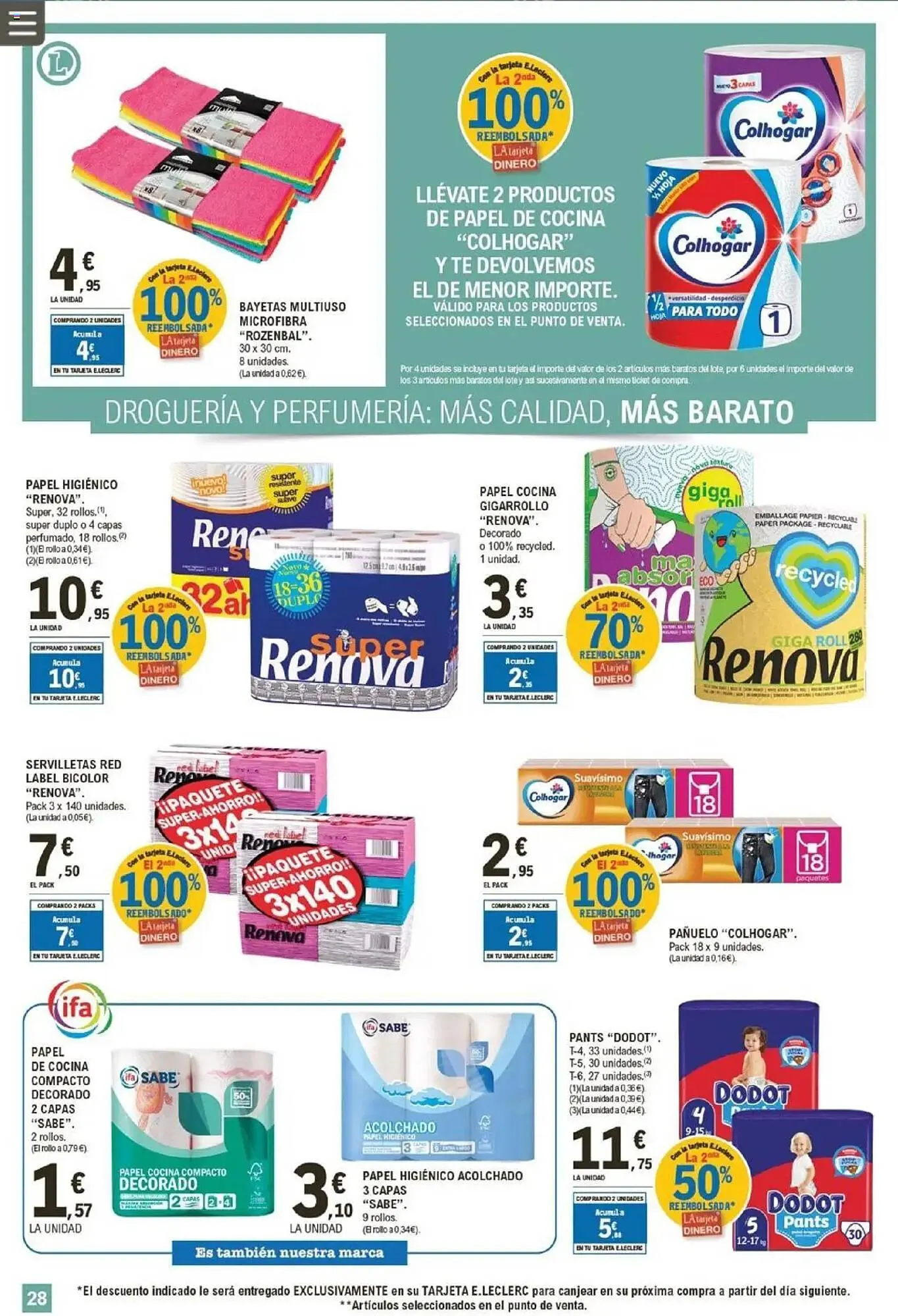 Catálogo de Folleto E.Leclerc 16 de julio al 27 de julio 2025 - Página 28