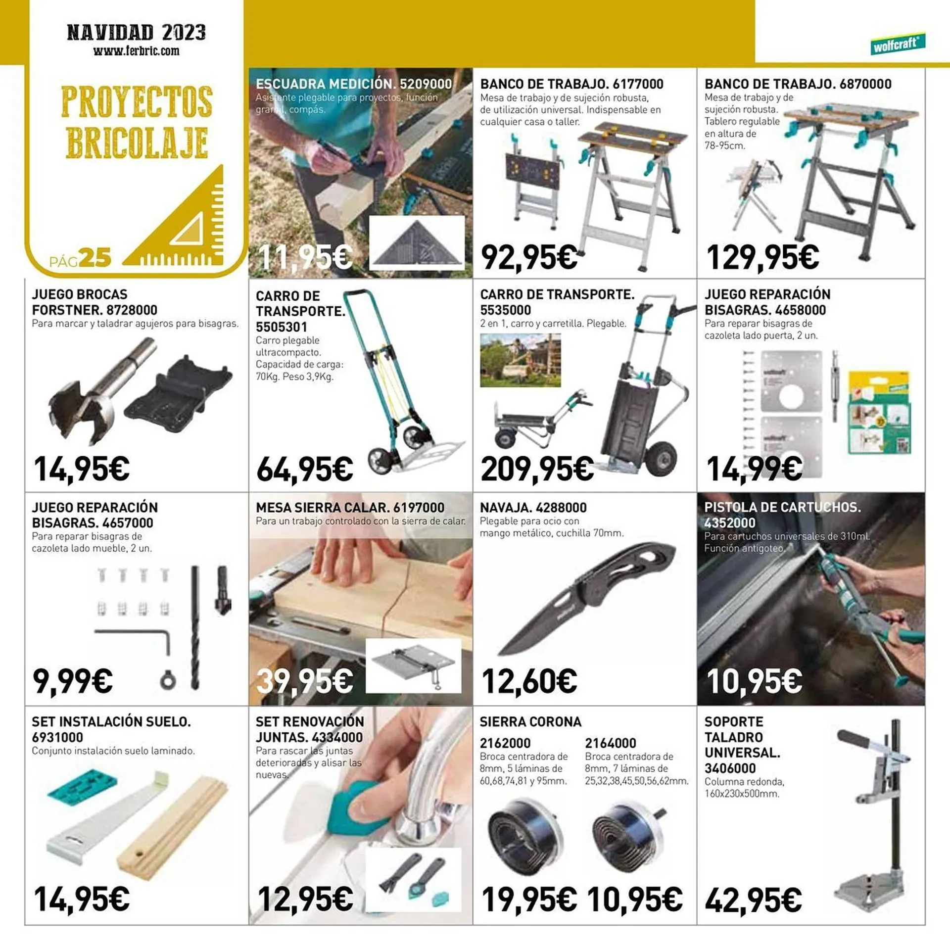 Catálogo de Folleto Ferbric 31 de octubre al 13 de enero 2024 - Página 25