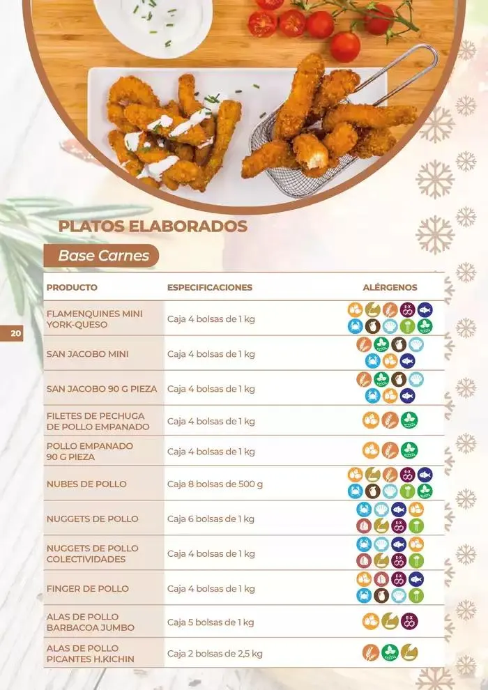 Catálogo de Catálogo de productos congelados 7 de octubre al 31 de diciembre 2024 - Página 20