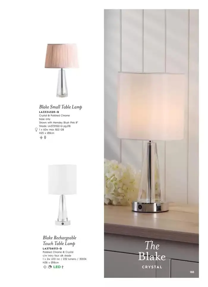 Catálogo de Lighting & Mirror Collection 12 de marzo al 31 de agosto 2025 - Página 187