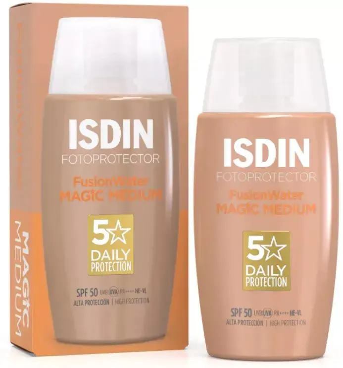 Isdin Fusion Water Magic Color Medium SPF50 50 ml