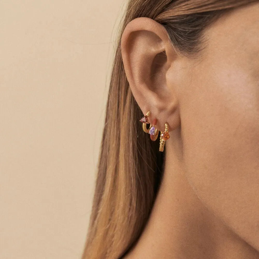 Piercing criolla MIX & MATCH - Multicolor / Oro