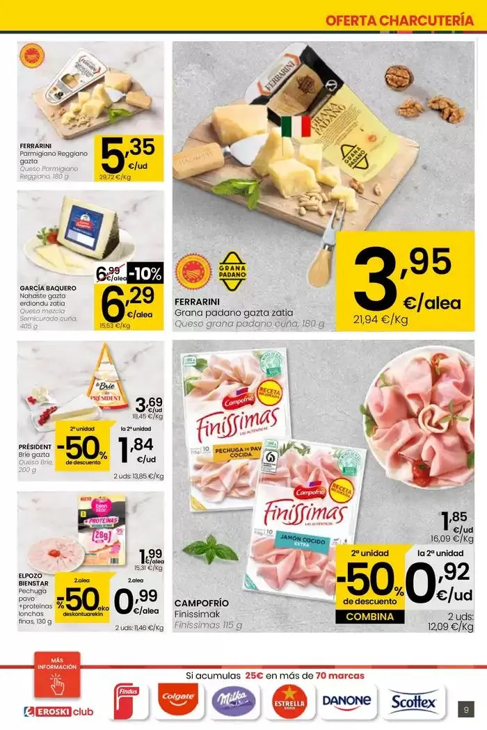 Catálogo de AUKERA OFERTA SUPERMERKATUAK EROSKI  10 de abril al 29 de abril 2025 - Página 9