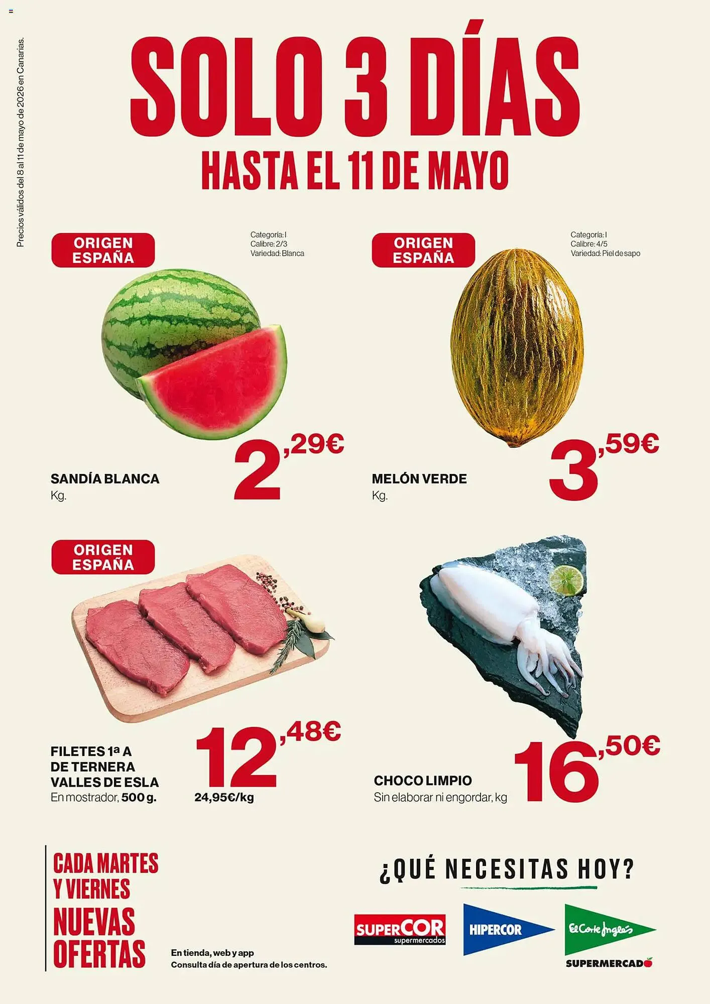 Catálogo de Catálogo Supercor 8 de mayo al 11 de mayo 2026 - Página 1