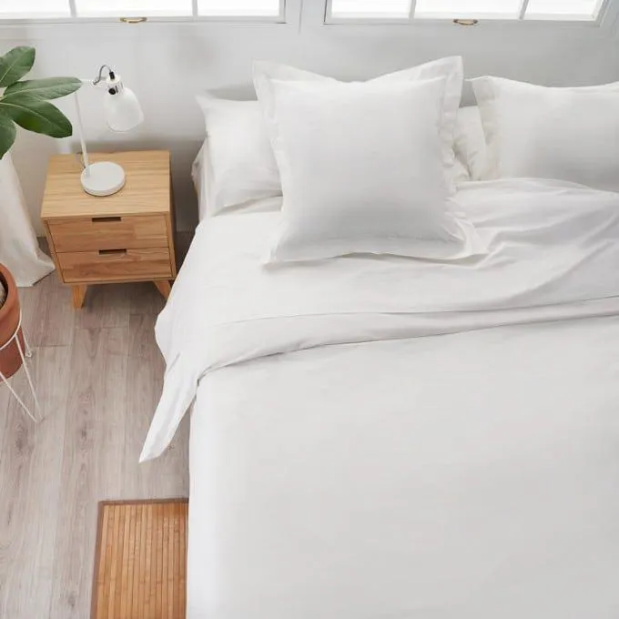 Juego de sábanas Algodón 3p - Basic Blanco
