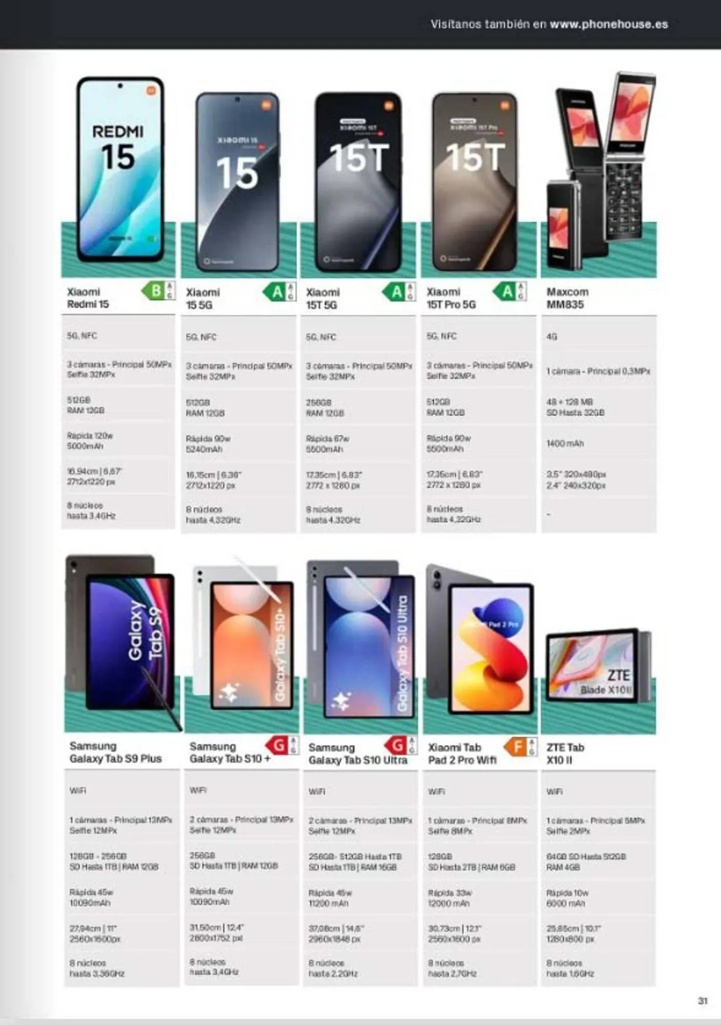 Catálogo de Catálogo Phone House 7 de enero al 31 de enero 2026 - Página 31