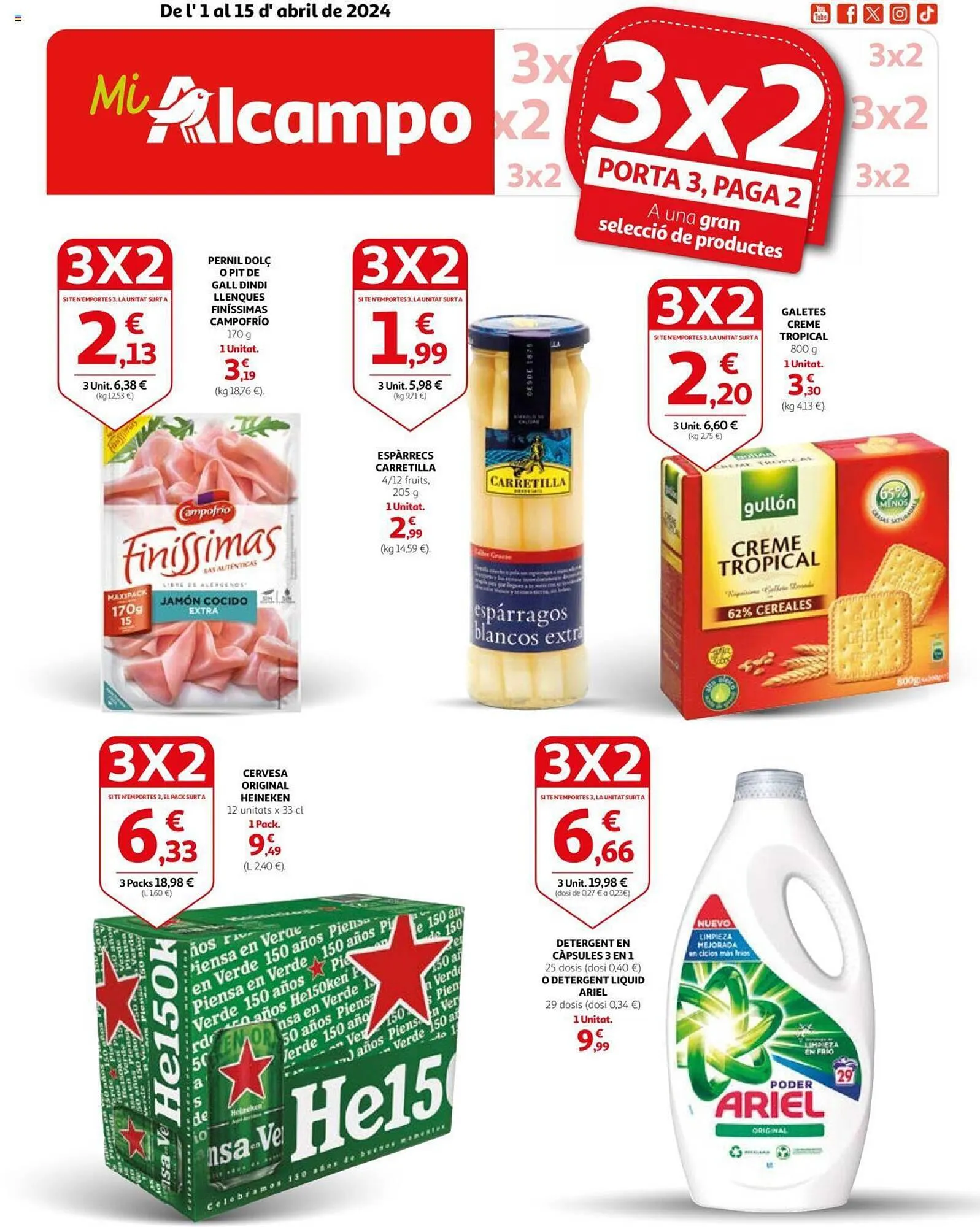 Catálogo de Folleto MiAlcampo 1 de abril al 15 de abril 2024 - Página 1