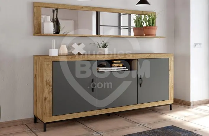 Aparadores 3 puertas y espejo 002.220