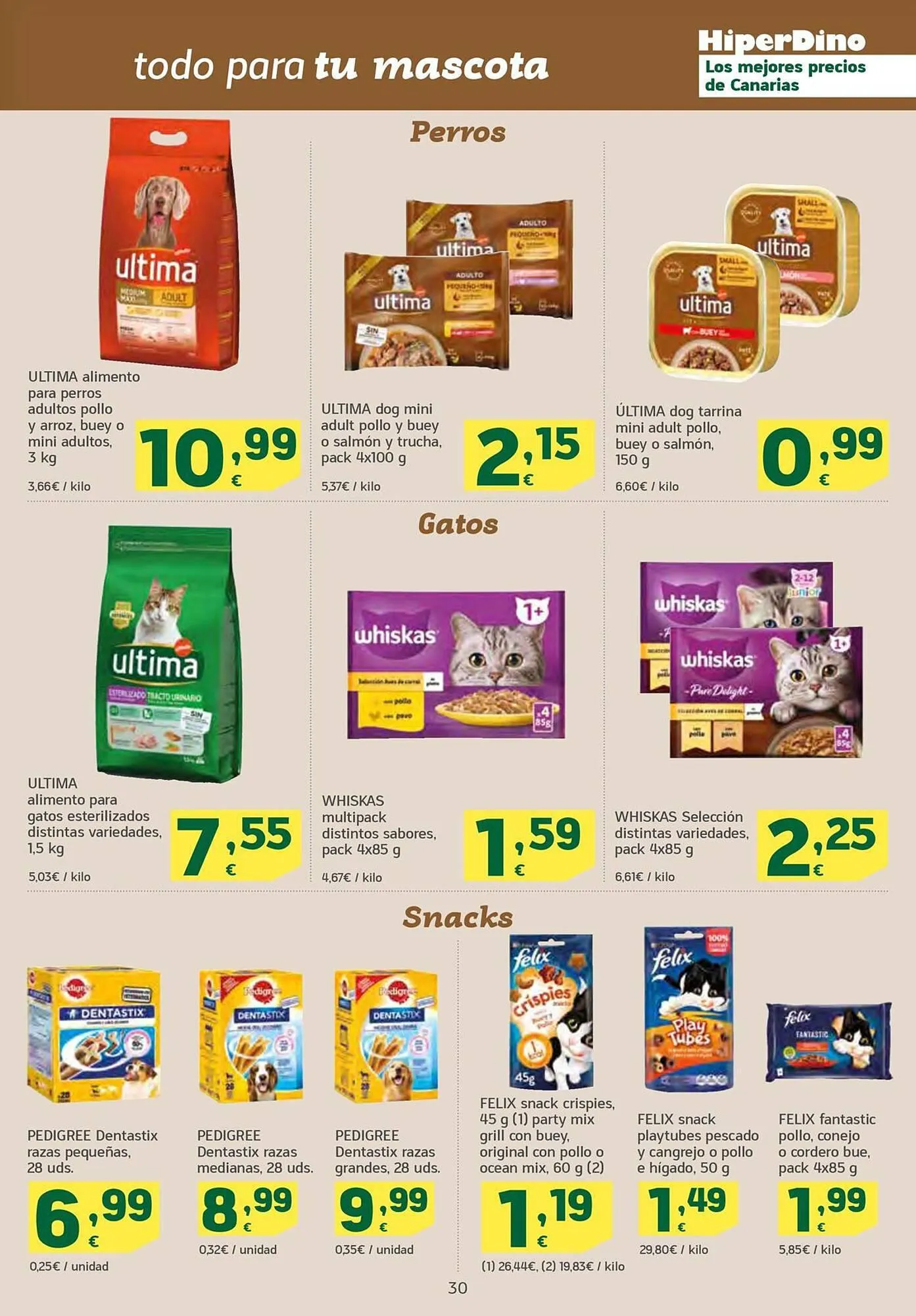 Catálogo de Folleto HiperDino 9 de abril al 22 de abril 2024 - Página 30