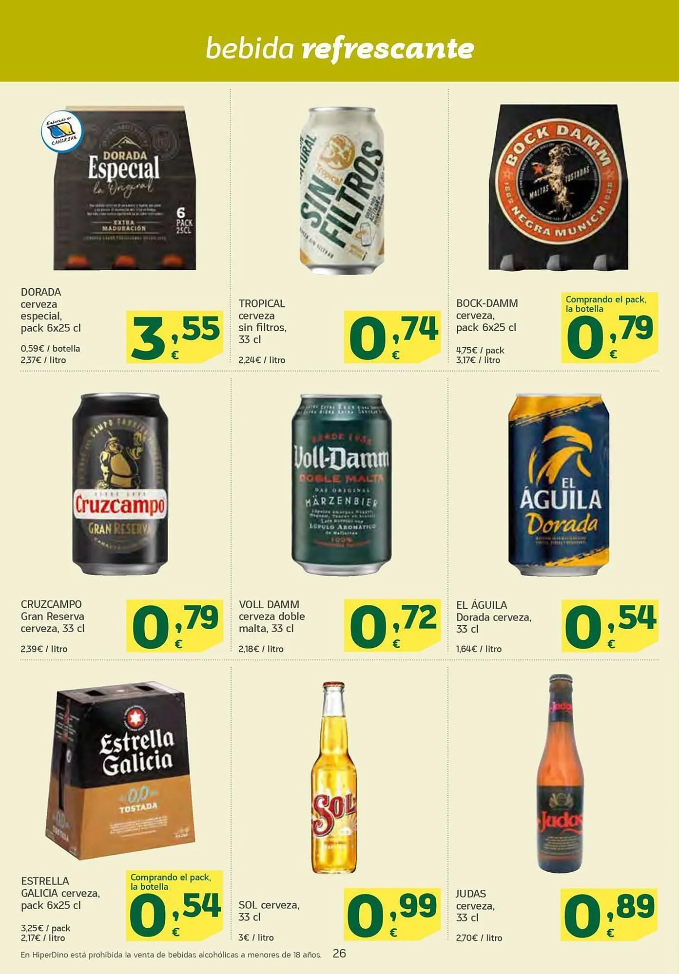 Catálogo de Folleto HiperDino 8 de febrero al 22 de febrero 2024 - Página 26