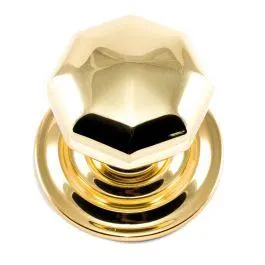 Pomo puerta 10011 octogonal laton 10011 micel