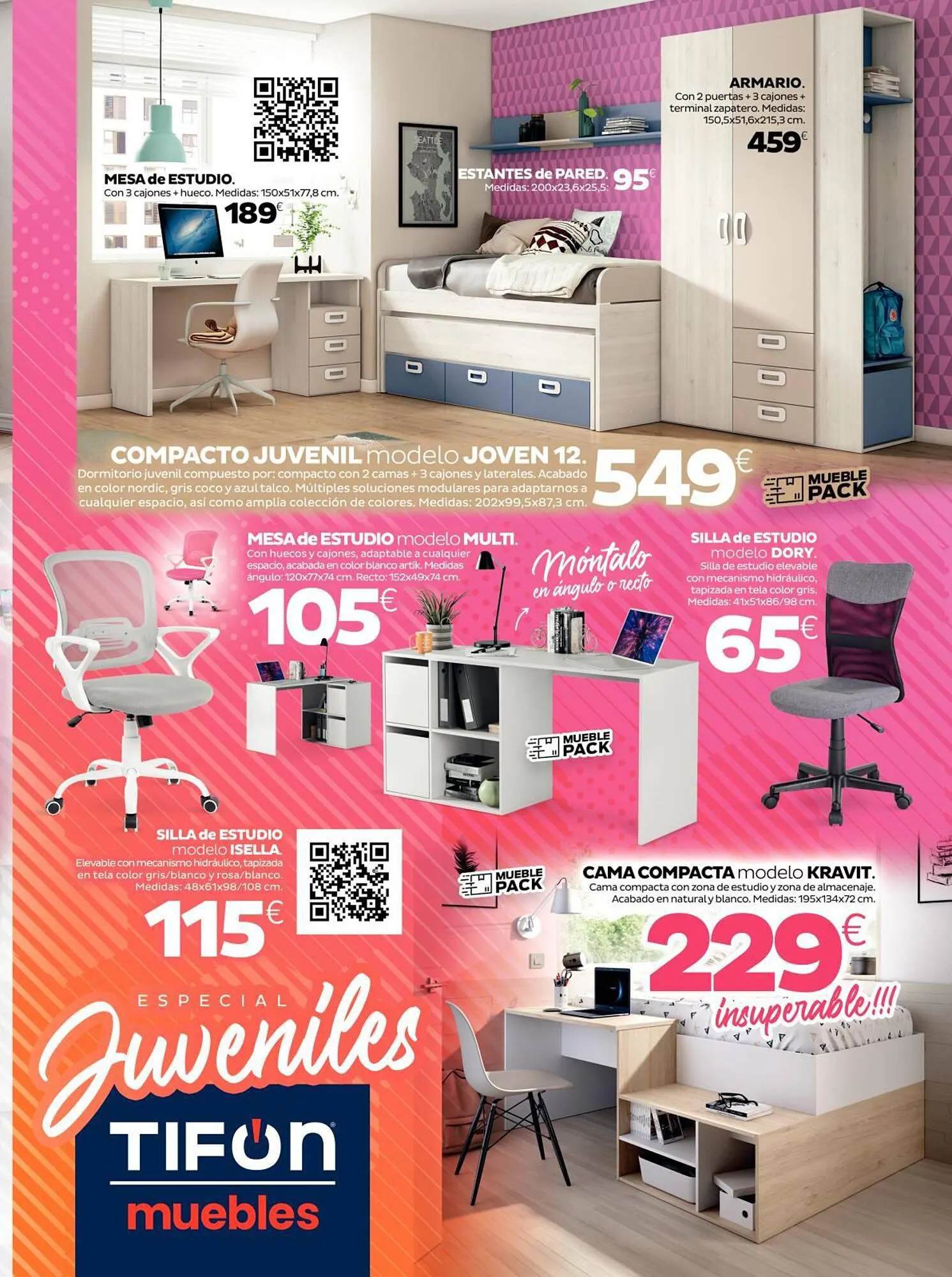 Catálogo de Folleto Tifón Hipermueble 5 de septiembre al 31 de octubre 2023 - Página 3