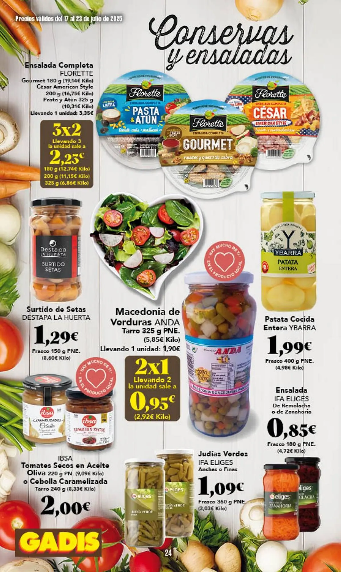 Catálogo de Folleto Gadis 17 de julio al 23 de julio 2025 - Página 24