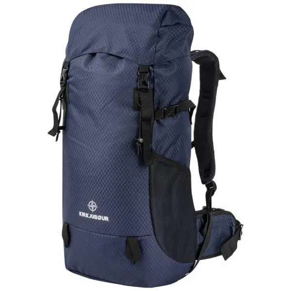 KIRKJUBØUR® "Vindelfjäll" Trekking outdoor Mochila 35 L marino