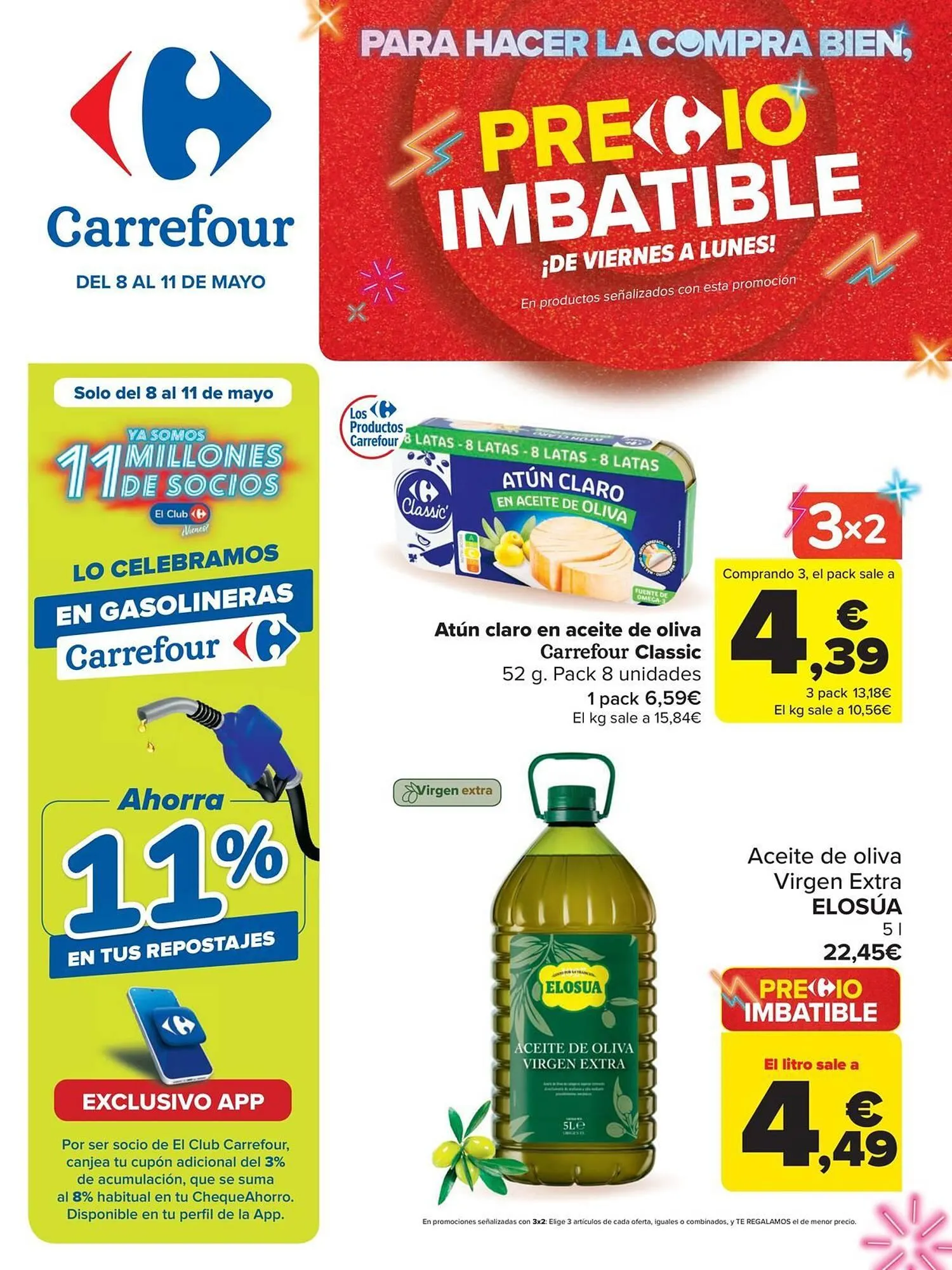 Catálogo de Folleto Carrefour 8 de mayo al 11 de mayo 2026 - Página 1