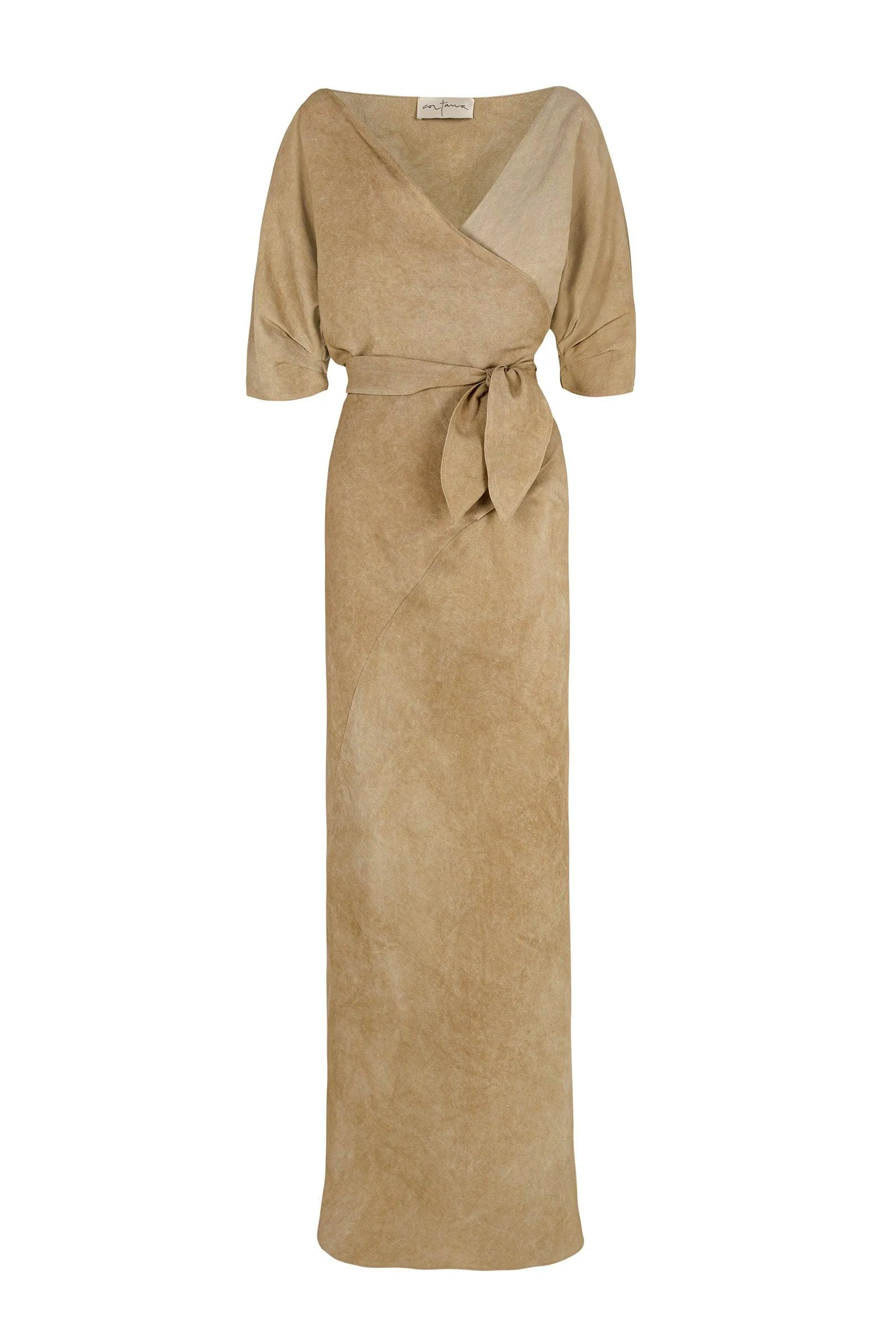 Fan, desert maltinto wrap-dress