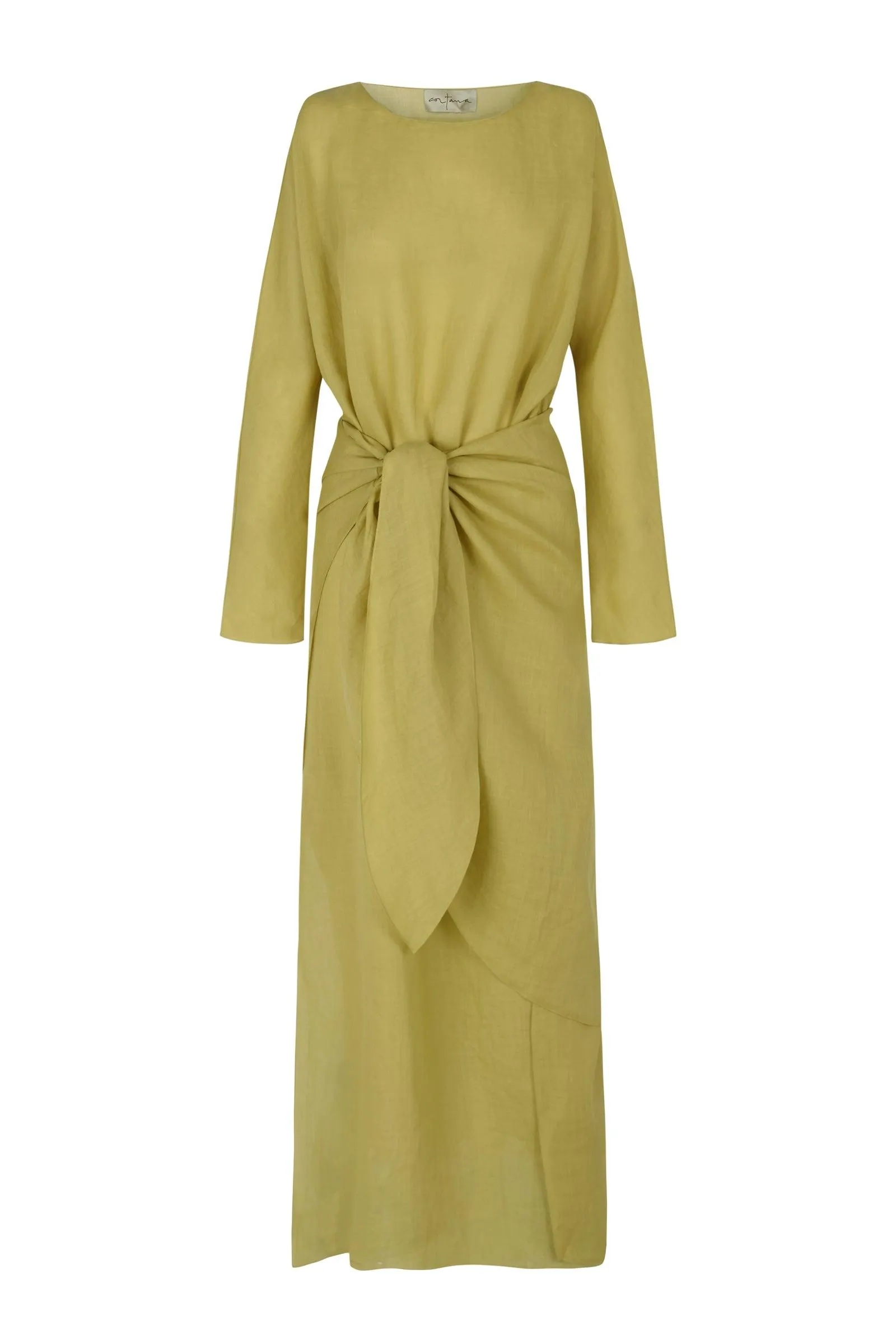 June, vestido en ramio camomila