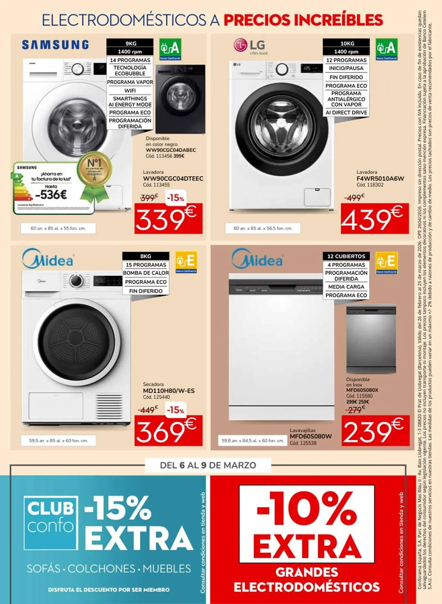 Catálogo de Catálogo Conforama 3 de marzo al 25 de marzo 2026 - Página 16