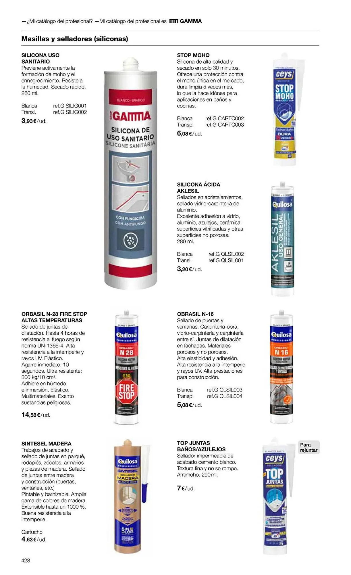 Catálogo de Folleto Grup Gamma 1 de febrero al 31 de diciembre 2023 - Página 430