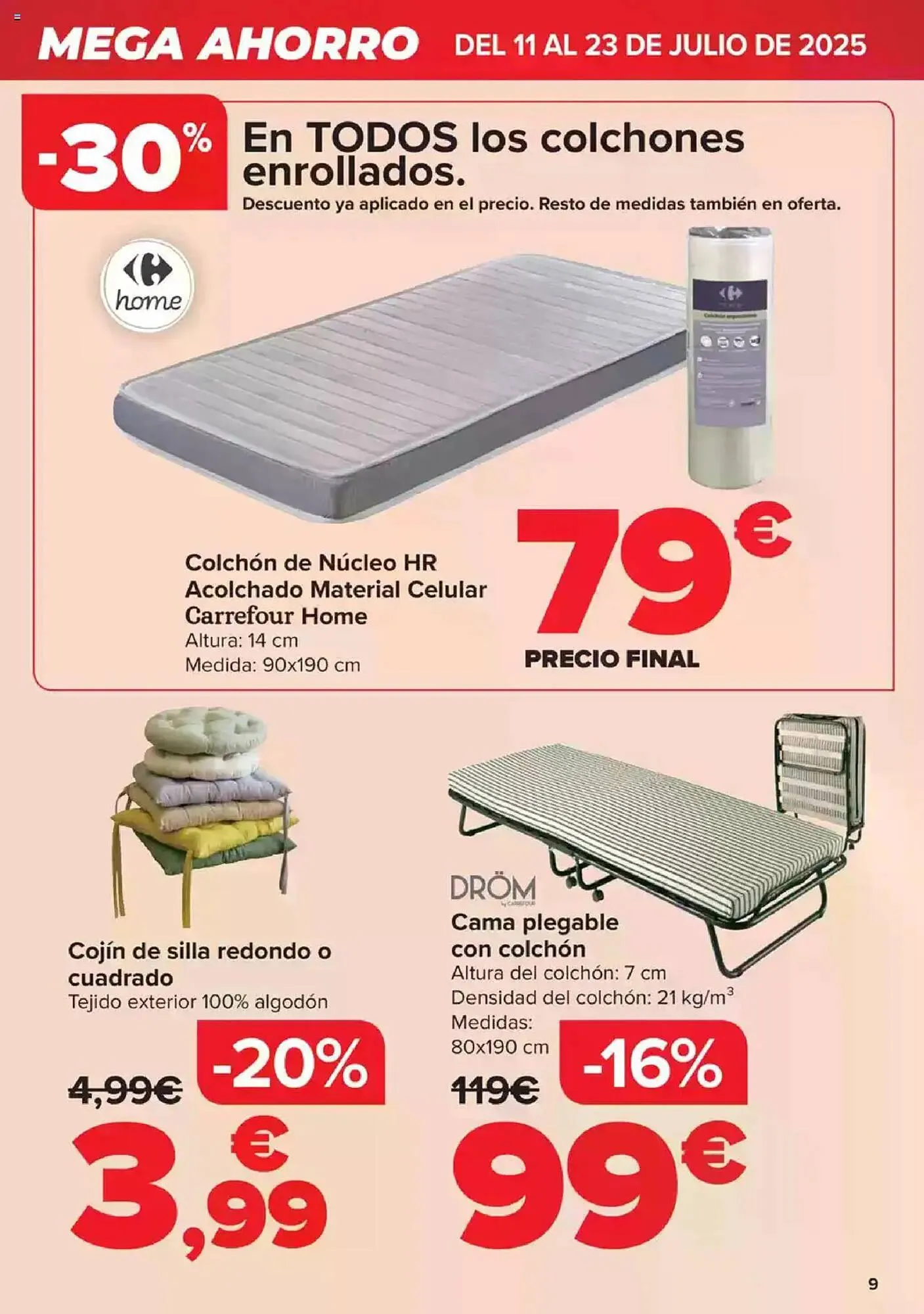 Catálogo de Folleto Carrefour 11 de julio al 23 de julio 2025 - Página 9