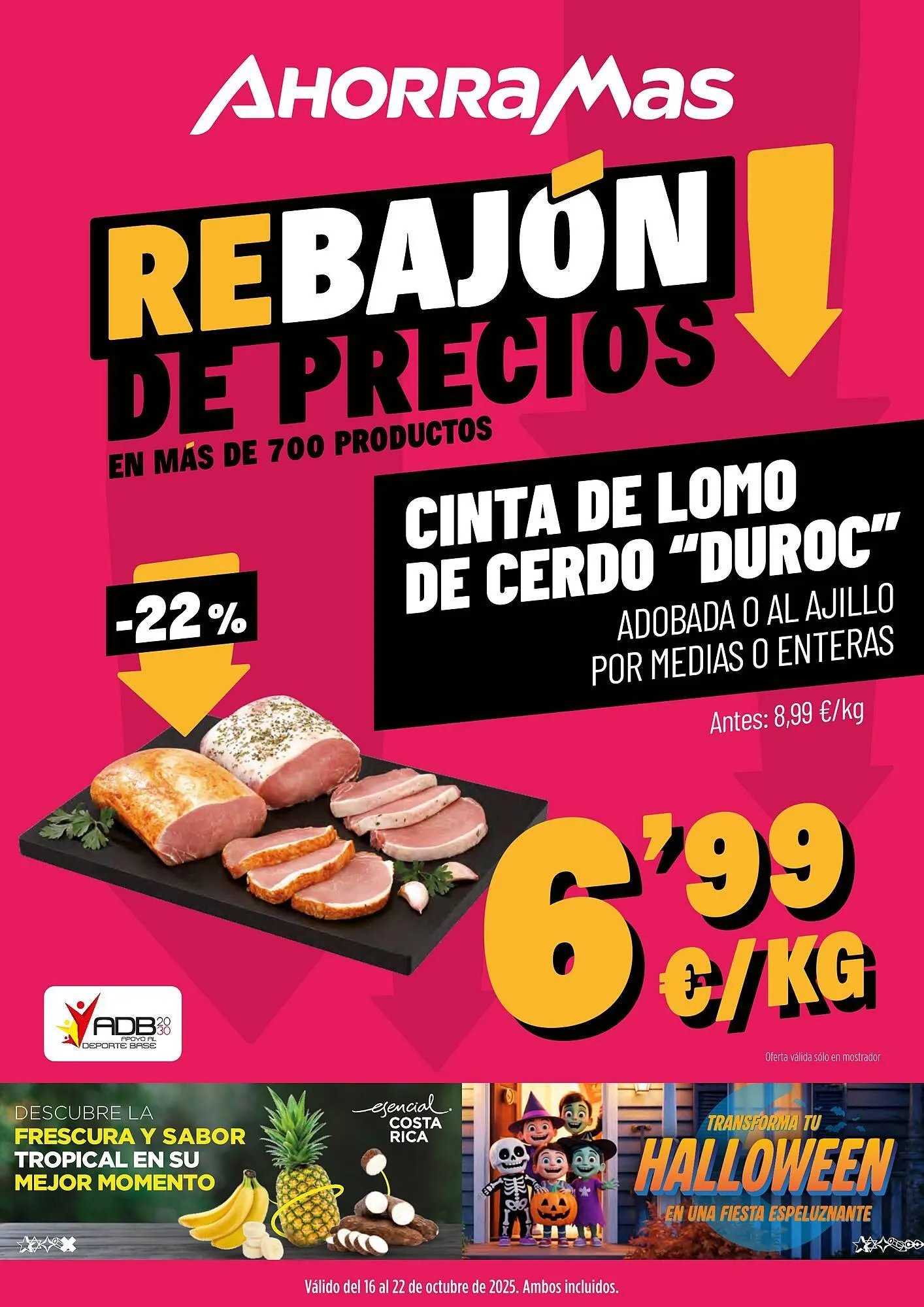 Catálogo de Folleto AhorraMas 16 de octubre al 22 de octubre 2025 - Página 1