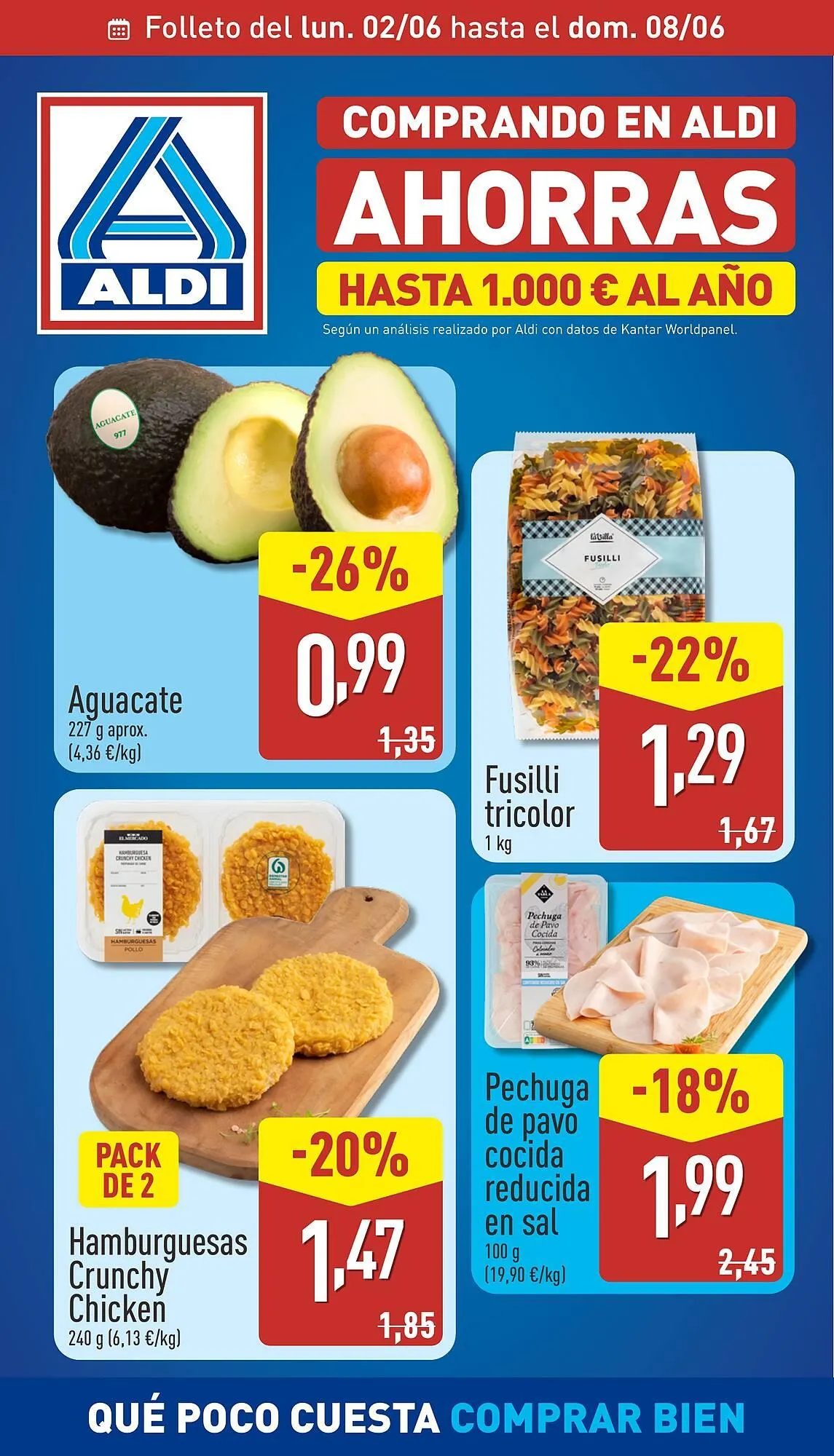 Catálogo de Folleto ALDI 2 de junio al 8 de junio 2025 - Página 1