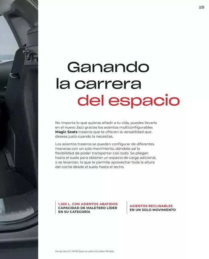 Catálogo de Honda Jazz-Hybrid 30 de agosto al 30 de junio 2025 - Página 15