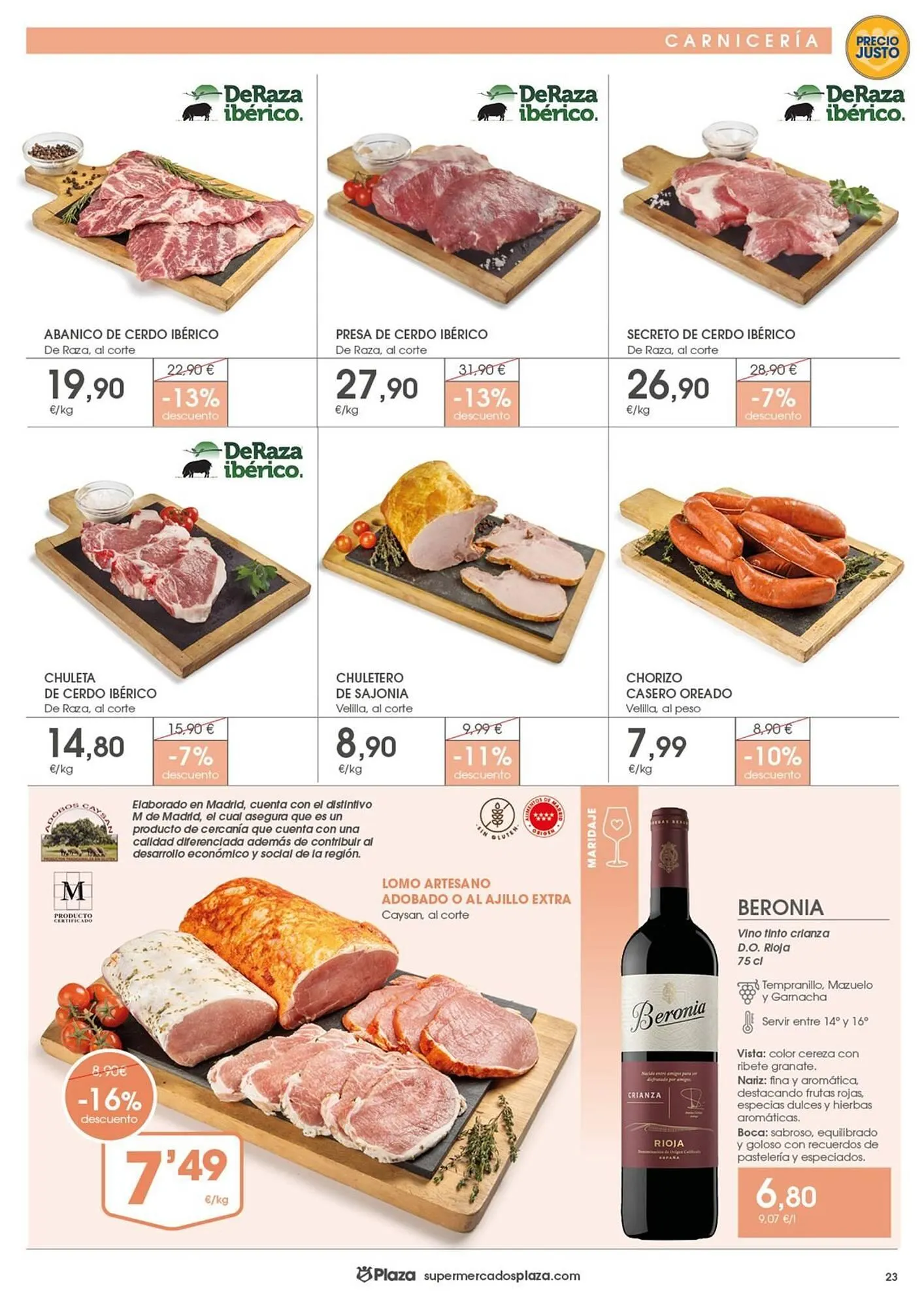 Catálogo de Folleto Supermercados Plaza 22 de enero al 4 de febrero 2026 - Página 23