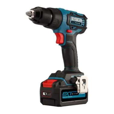 Taladro atornillador 18 V brushless batería 4 Ah Erbauer